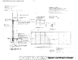 Northern Pacific Engineering Drawing, Yard Office at Longview, Washington, 1978