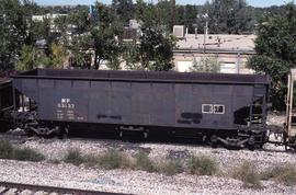 Northern Pacific gondola car number 85132, at Belen, New Mexico, in 1989.