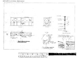 Great Northern Engineering Drawing, Boiler Room Addition at Havre, Montana, 1971