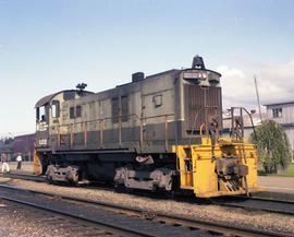 British Columbia Railway Company diesel locomotive 1002 at North Vancouver, British Columbia on J...