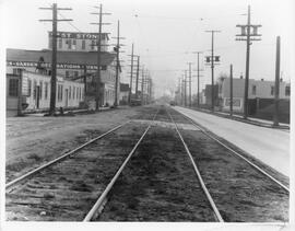 Seattle Municipal Railway Track, Seattle, Washington, circa 1920