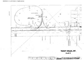 Plat Map of Northern Pacific Facilities at Trout Creek, Montana, 1933