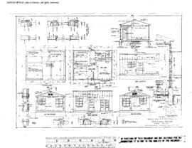 Spokane, Portland, and Seattle Railway Engineering Drawing, Steelox Building at Cleanout Track at...