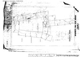 Plat Map of Great Northern Facilities at Everett, Washington, 1936