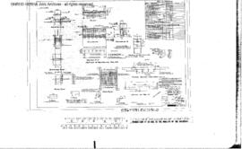 Great Northern Engineering Drawing: General Plan, Bridge 1191, East of Belton, Montana, 1946