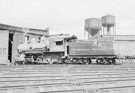 Northern Pacific steam locomotive 1031 at Glendive, Montana, in 1953.