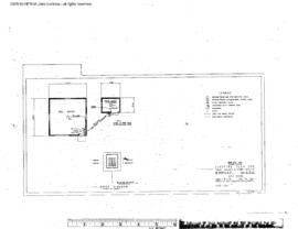 Great Northern Engineering Drawing, Depot at Entiat, Washington, 1959