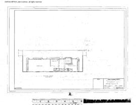 Great Northern Engineering Drawing, Depot at Wolf Point, Montana, undated