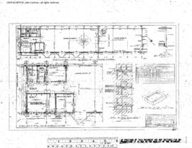 Northern Pacific Engineering Drawing, Freight House at Missoula, Montana, 1948