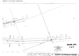 Plat Map of Northern Pacific Facilities at Odair, Washington, 1936