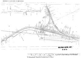 Plat Map of Northern Pacific Facilities at Silver Bow, Montana, undated