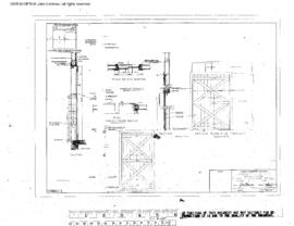 Great Northern Engineering Drawing, Freight House at Lewiston, Montana, 1949