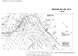 Plat Map of Great Northern Facilities at Seattle, Washington, 1964