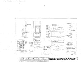 Northern Pacific Engineering Drawing, Depot at Paradise, Montana, 1944