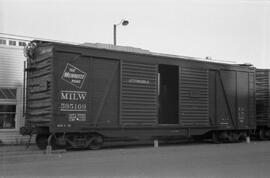 Milwaukee Road Boxcar 595109, Bellingham, Washington, undated