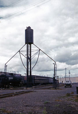 Spokane, Portland and Seattle Railway tank car X-379 at Portland, Oregon in 1959.