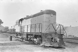 Glacier Sand & Gravel Diesel Locomotive at Steilacoom, Washington in March, 1972.