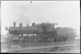 Northern Pacific steam locomotive 1415 at Brainerd, Minnesota, in 1916.