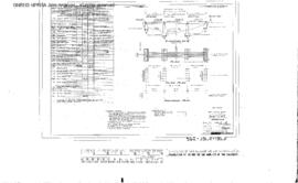 Great Northern Engineering Drawing: General Plan, Bridge 501 - Otter Creek, North of Blythe, Mont...