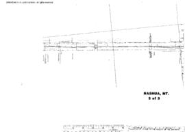 Plat Map of Great Northern Facilities at Nashua, Montana, 1942