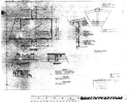 Northern Pacific Engineering Drawing, Signal and Section Crew Building at Superior, Montana, undated