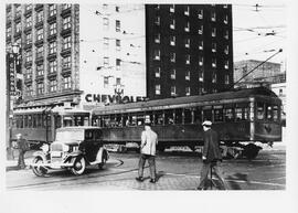 Seattle & Rainier Valley Railway Car 110 in Seattle, Washington, 1935