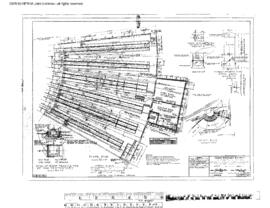 Great Northern Engineering Drawing, Engine House and Shop at Interbay, Washington, 1949