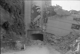 Sperry flour mill demolition at Tacoma, Washington in 1973.
