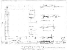 Chicago, Burlington and Quincy Engineering Drawing, Yard Office at Alliance, Nebraska, 1981