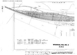 Plat Map of Spokane, Portland, and Seattle Railway Facilities at Wishram, Washington, 1960