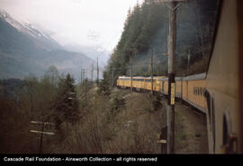 Eastbound Olympian Hiawatha near Ragnar, Washington in 1961.