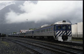 British Columbia Railway Company rail diesel car BC-11 at Lillooet, British Columbia on May 31, 1...