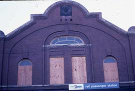 Northern Pacific depot in Ellensburg, Washington in 1987.