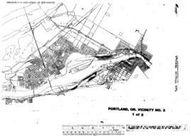 Plat Map of Facilities at Portland, Oregon, undated
