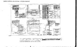 Camas Prairie Railroad Engineering Drawing: Detail of Abutment, Bridge 20 (17), South of Culdesac...