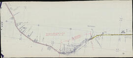 Spokane, Coeur d'Alene and Palouse Railroad Plat Map: Davidson to Oakesdale, Washington.  Milepos...