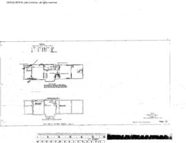 Northern Pacific Engineering Drawing, Depot at Cheney, Washington, 1929