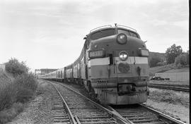 Amtrak diesel locomotive 9816 at Tacoma, Washington on July 19, 1971.