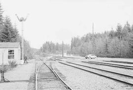 Burlington Northern station at Bangor, Washington, in 1975.