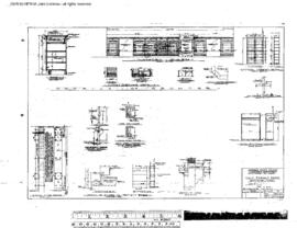 Northern Pacific Engineering Drawing, Depot at Sunnyside, Washington, 1953