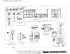 Great Northern Engineering Drawing, Pier 88 Warehouse and Offices at Seattle, Washington, 1947