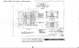 Northern Pacific Engineering Drawing: Repairs - Center Beam, Turntable, Parkwater, Washington, 1945