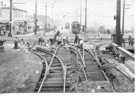 Seattle Municipal Railway Track, Seattle, Washington, 1923