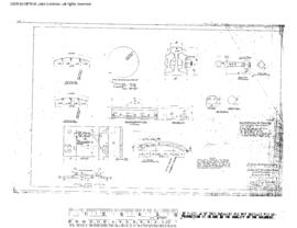 Saint Louis-San Francisco Railway Engineering Drawing, Turntable, 100 Foot  at Springfield, Misso...