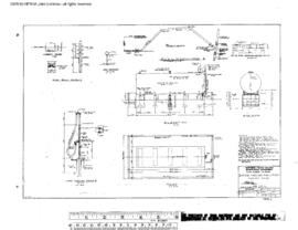 Northern Pacific Engineering Drawing, Diesel Fueling Facilities at Yakima, Washington, 1960