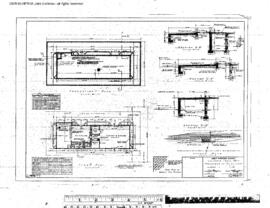 Great Northern Engineering Drawing, Depot at Columbia Falls, Montana, 1952
