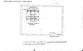 Great Northern Engineering Drawing: General Plan, Bridge 542, West of Fort Belknap, Montana, 1954