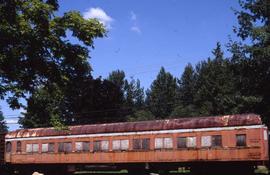 Northern Pacific coach 1361 at Snoqualmie, Washington, in 2005.