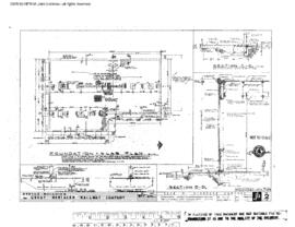 Great Northern Engineering Drawing, Office Building at Holgate Street at Seattle, Washington, 1967