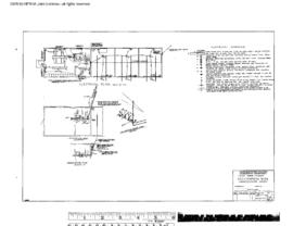 Northern Pacific Engineering Drawing, Sectionmen's Building at Vancouver, Washington, 1967